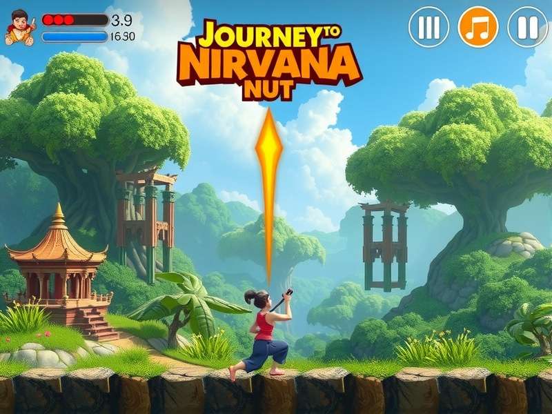 Journey To Nirvana Nut Gameplay Screenshot
